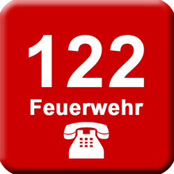 Notruf der Feuerwehr in Österreich - Notufnummer 122