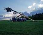 Maibaum aufstellen in Ober Neustift